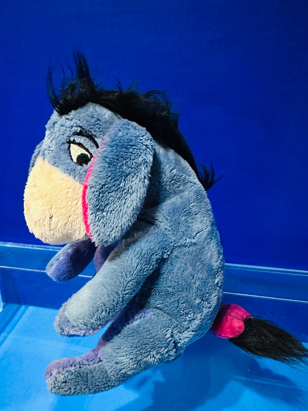 Disney Winnie The Pooh Eeyore Mini Bean Bag Plush 7”